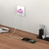 TECH-PROTECT NCA20 2-PORT NETWORK CHARGER PD 20W / QC3.0 BABY PINK